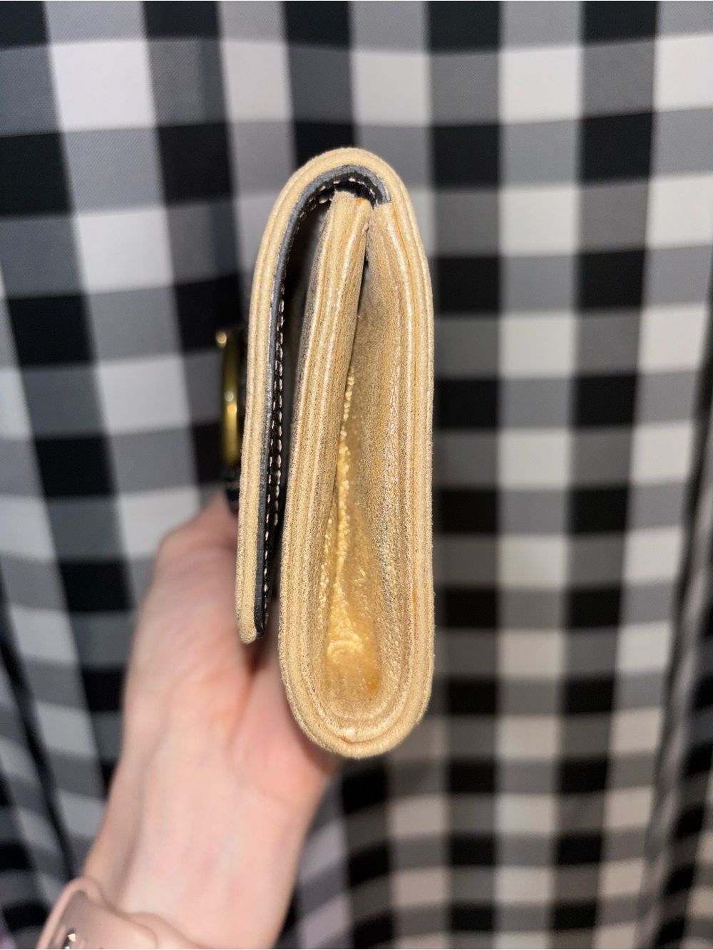 Coach Soho Metallic Gold Leather Wallet/Wristlet Clutch Y2K 2003 - Picture 5 of 8